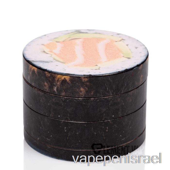 חד פעמי Vape Israel V סינדיקט 2.5 אינץ' 4 חלקים מטחנת מטחנה חריפה סושי רול